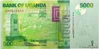 UGANDA 5000 Shillings UGANDA 5000 Shillings 2010 UNC -