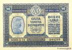 ITALY 10 Lire ITALY 10 Lire 1918 XF -