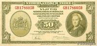 NETHERLANDS INDIES 50 Gulden NETHERLANDS INDIES 50 Gulden 1943 VF -