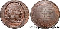 Monneron de 5 sols au serment (An IV), 3e type 1792 FRANKREICH REVOLUTION COINAGE Birmingham, Soho 1792 (40mm, 27,43g, 6h) VZ