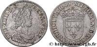 FRANCE Quart d'écu, portrait à la mèche courte LOUIS XIV THE SUN KING Paris, Monnaie du Louvre 1645 (27mm, 6,80g, 6h) -