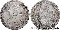 FRANCE Écu aux branches d'olivier LOUIS XVI Perpignan 1781 (41,5mm, 29,22g, 6h) -