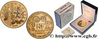 FRANCE Belle Épreuve Or 655,957 francs - La parité COMMEMORATIVE COINS MONNAIE DE PARIS 1999 (37mm, 31,n104g, 6h) -
