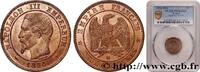 FRANCE Deux centimes Napoléon III, tête nue SECOND EMPIRE Marseille 1854 (20mm, 1,93g, 6h) -