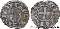 FRANCE Denier anonyme ou estévenant FRANCHE-COMTÉ - ARCHBISHOPRIC OF BESANÇON - ANONYMOUS Besançon n.d. (17,5mm, 1,03g, 6h) -
