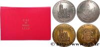 FRANCE Coffret 1 Euro 1/2 et 3 Euro de Bourges FRANCE 1996 (mm, g, 12h) -