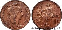 FRANCE 10 centimes Daniel-Dupuis III REPUBLIC 1909 (30mm, 9,73g, 6h) -