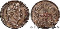 FRANCE 1/4 franc Louis-Philippe LOUIS-PHILIPPE I Paris 1845 (15,07mm, 1,24g, 6h) -