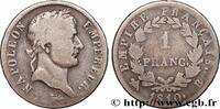 FRANCE 1 franc Napoléon Ier tête laurée, Empire français PREMIER EMPIRE / FIRST FRENCH EMPIRE Rouen 1810 (23mm, 4,77g, 6h) -