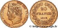 FRANCE 20 francs Louis-Philippe, Domard LOUIS-PHILIPPE I Lille 1842 (21mm, 6,41g, 6h) -