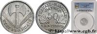 FRANCE 50 centimes Francisque, lourde, premiers exemplair FRENCH STATE Paris 1942 (17,98mm, 0,8g, 6h) -