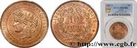 FRANCE 10 centimes Cérès III REPUBLIC Paris 1887 (30mm, 10g, 6h) -