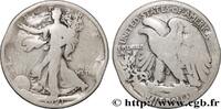 UNITED STATES OF AMERICA 1/2 Dollar Walking Liberty UNITED STATES OF AMERICA Philadelphie 1921 (30,6mm, 11,88g, 6h) -