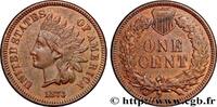 UNITED STATES OF AMERICA 1 Cent tête d’indien, 3e type variété 3 ouvert UNITED STATES OF AMERICA Philadelphie 1873 (19mm, 3,10g, 6h) -