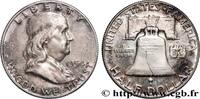 UNITED STATES OF AMERICA 1/2 Dollar Benjamin Franklin UNITED STATES OF AMERICA Philadelphie 1954 (30,6mm, 12,53g, 6h) -