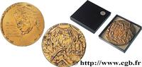 FRANCE Médaille, Grand Orient de France, Hommage à Mozart FRANC - MAÇONNERIE 1991 (68,5mm, 146,27g, 12h) -