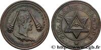 FRANCE Médaille, Cérémonie au GO de Belgique, Hommage à L BELGIQUE - ROYAUME DE BELGIQUE - LÉOPOLD Ier - Franc-maçonnerie 1865 (30,5mm, 12,07g, 12h) -