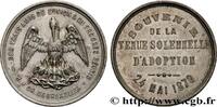 FRANCE Médaille, Orient de Bruxelles, Les vrais amis de l FRANC - MAÇONNERIE Belgique, Bruxelles 1879 (32,5mm, 13,46g, 12h) -