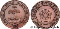 FRANCE Médaille, Lodge Saint John Dunning n°174 FRANC - MAÇONNERIE n.d. (28,5mm, 10,37g, 12h) -