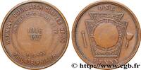 FRANCE Médaille, Harmony Royal Arch Chapter n°52 FRANC - MAÇONNERIE 1916 (31,5mm, 10,21g, 12h) -