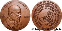 FRANCE Médaille, Julien Guadet ARCHITECTURE ET ARCHITECTES Monnaie de Paris 1982 (67,5mm, 178,96g, 12h) -