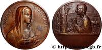 FRANCE Médaille, Sainte Genevieve MÉDAILLES RELIGIEUSES Monnaie de Paris (1934) (58,5mm, 116,11g, 12h) -