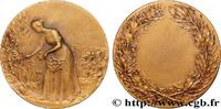 FRANCE Médaille, Jardinage SOCIÉTÉS D'AGRICULTURE, HORTICULTURE, PÊCHE ET CHASSE n.d. (40,5mm, 30,37g, 12h) -