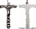 FRANCE Médaille, Croix de la mort du Christ MÉDAILLES RELIGIEUSES Monnaie de Paris (1983) (40mm, 5,05g, 12h) -