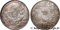 FRANCE Jeton Ar 30, commerce de draperie CORPORATIONS DE LYON ET DU LYONNAIS 1755 (30mm, 8,77g, 6h) -