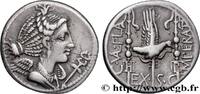 THE REPUBLIC (280 BC to 27 BC) Denier VALERIA Marseille 82 AC. (18mm, 3,65g, 6h) -