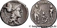 THE REPUBLIC (280 BC to 27 BC) Denier VETURIA Rome 137 AC. (21mm, 3,71g, 3h) -