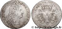 FRANCE Écu aux trois couronnes LOUIS XIV THE SUN KING Lyon 1710 (39,5mm, 30,30g, 6h) -