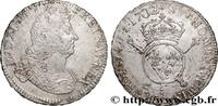 FRANCE Écu aux insignes LOUIS XIV THE SUN KING Caen 1702 (40mm, 27,39g, 6h) -