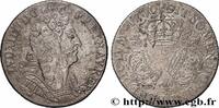 FRANCE Quart d'écu aux trois couronnes LOUIS XIV THE SUN KING Reims 1709 (28mm, 7,42g, 6h) -
