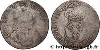 FRANCE Dixième d'écu dit vertugadin LOUIS XV THE BELOVED Strasbourg 1718 (24mm, 2,83g, 6h) -