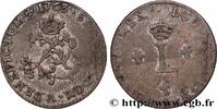 FRANCE Double sol de billon LOUIS XV THE BELOVED Paris 1763 (22,5mm, 2,16g, 6h) -