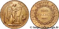 FRANCE 100 francs or Génie, tranche inscrite en relief Di III REPUBLIC Paris 1882 (35mm, 32,28g, 6h) -
