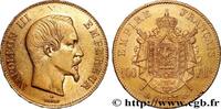 FRANCE 100 francs or Napoléon III, tête nue SECOND EMPIRE Paris 1857 (35mm, 32,26g, 6h) -