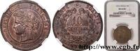 FRANCE 10 centimes Cérès III REPUBLIC Paris 1874 (30,11mm, 10,0g, 6h) -