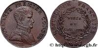 FRANCE Reproduction en métal blanc bronzé de l’Épreuve de CONSULATE Paris 1803 (37mm, 21,85g, 6h) -