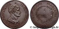 FRANCE Reproduction en Plomb cuivré de l’Épreuve de 5 fra CONSULATE Paris 1803 (39,5mm, 40,66g, 6h) -