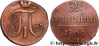 RUSSIA 2 Kopecks Paul Ier RUSSIA Ekaterinbourg 1800 (36,5mm, 19,16g, 12h) -