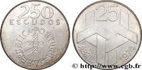 PORTUGAL 250 Escudos 2e anniversaire révolution des oeillet PORTUGAL 1976 (36,8mm, 24,96g, 6h) -