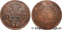 AZORES 20 Réis Louis Ier AZORES 1865 (35,5mm, 11,83g, 6h) -