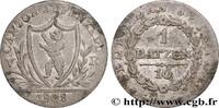 SWITZERLAND - CONFEDERATION OF HELVETIA - CANTON O 1 Batzen SWITZERLAND - CONFEDERATION OF HELVETIA - CANTON OF APPENZELL 1808 (24,5mm, 2,47g, 6h) -