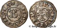 FRANCE Denier ou bernardin LANGUEDOC - ANDUZE AND SAUVE - BERNARD II Sommières n.d. (18mm, 0,89g, 11h) -