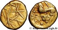 FRANCE Quart de statère aux lignes entremêlées GALLIA - CALETI (Area of Pays de Caux) c. 80-50 AC. (13mm, 1,88g, h) -