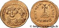 THE HERACLIUS DYNASTY (602-717) Solidus HERACLIUS and HERACLIUS CONSTANTINE Constantinople 616-625 (21mm, 4,42g, 7h) -