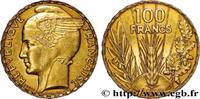 FRANCE Concours de 100 francs or, essai de Bazor en bronz III REPUBLIC Paris 1929 (21mm, 3,30g, 6h) -