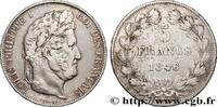 FRANCE 5 francs IIIe type Domard LOUIS-PHILIPPE I Strasbourg 1846 (37mm, 24,66g, 6h) -